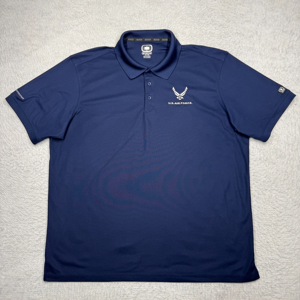 US Air Force Blue Polo Shirt by Ogio Men's Size 2XL
